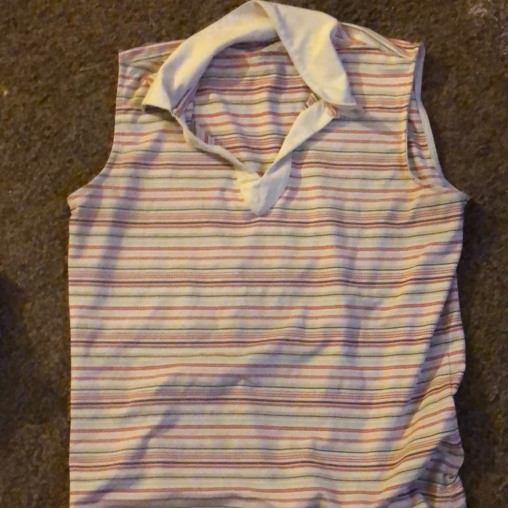 Striped polo